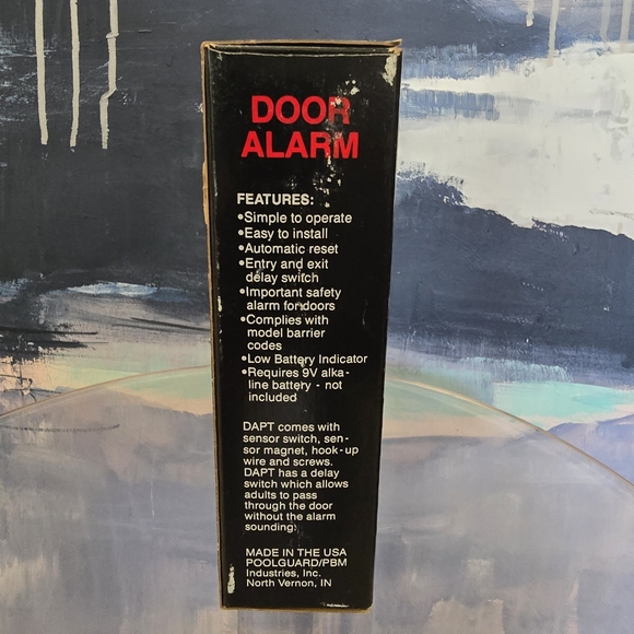 NEW Poolguard Model DAPT Solid State Electronic Pool Door Alarm USA Made White - Picture 2 of 2